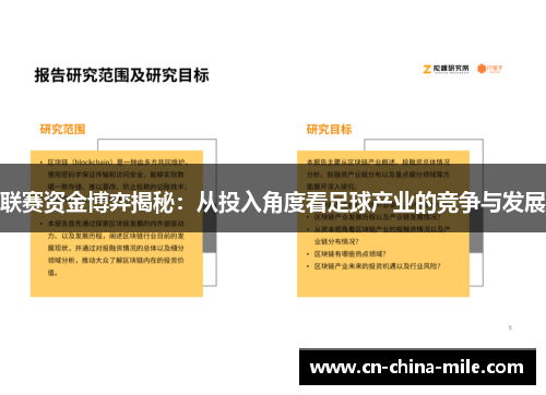 联赛资金博弈揭秘：从投入角度看足球产业的竞争与发展